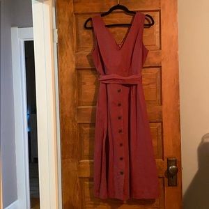 GAP linen dress with belt
